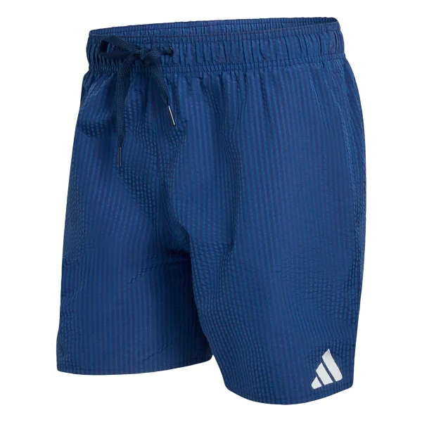 Adidas Seersucker Striped 5-Inch Jz0589 Lacivert Erkek Deniz Şortu - Görsel 3