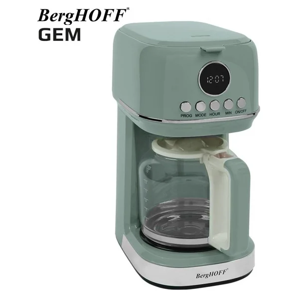 Berghoff Gem Retro Mint Yeşil Filtre Kahve Makinesi - Görsel 2