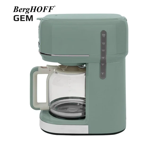 Berghoff Gem Retro Mint Yeşil Filtre Kahve Makinesi - Görsel 3