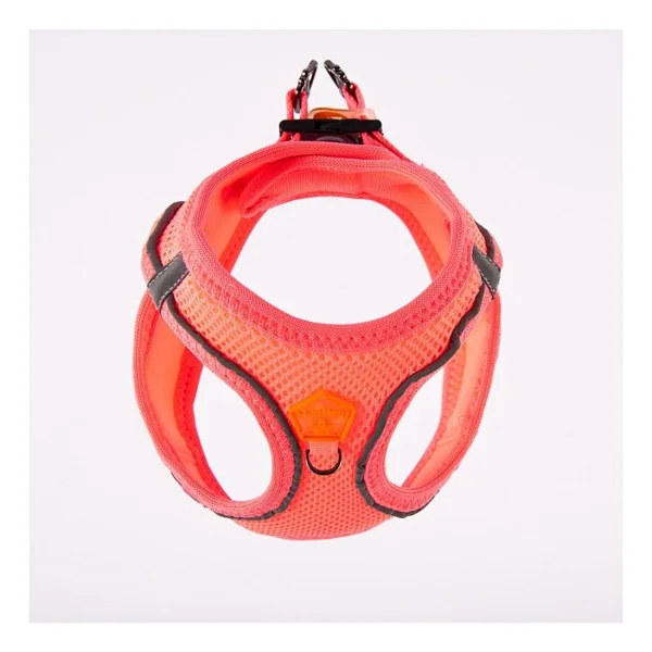 Pawstar Neon Pembe Air-Mesh Göğüs Tasması Kedi Köpek Göğüs Tasması Neon Pembe 3xs - Görsel 3