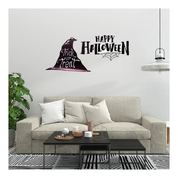 Happy Halloween Temalı Duvar Stickerı - Görsel 2