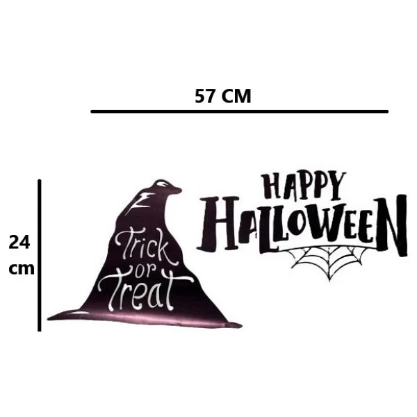 Happy Halloween Temalı Duvar Stickerı - Görsel 3