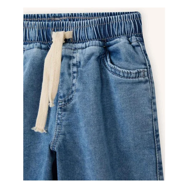 Defacto Beli Lastikli Jean Pantolon Erkek Bebek G7555a526sp - Mavi-Nm39 - 18 - 24 Ay - Görsel 2