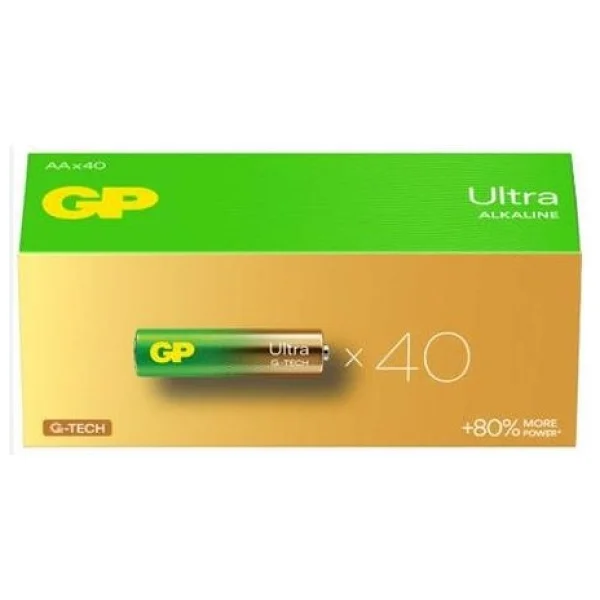 Gp 15au Lr6 Ultra Alkalin 40'lı Aa Kalem Pil - Görsel 8