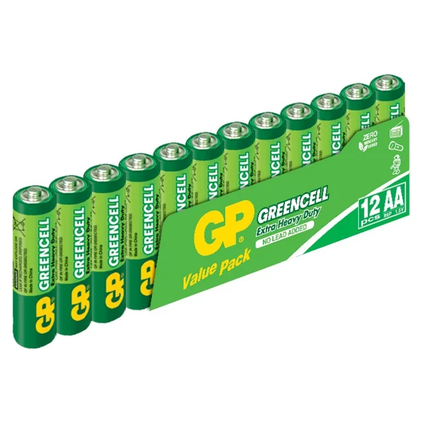 Gp Greencell 15g R6 12'li Çinko Aa Kalem Pil - Görsel 6