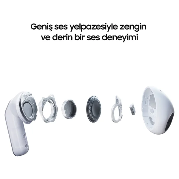 Samsung Galaxy Buds 4 ANC TWS Beyaz Kulak İçi Bluetooth Kulaklık - Görsel 3