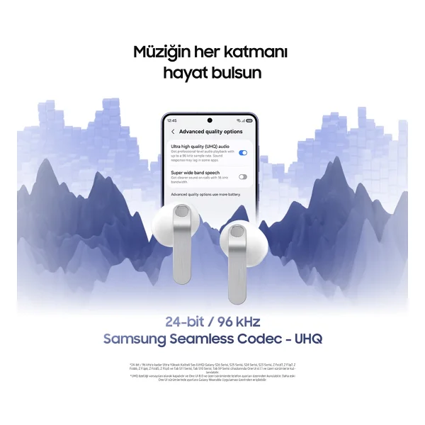 Samsung Galaxy Buds 4 ANC TWS Beyaz Kulak İçi Bluetooth Kulaklık - Görsel 4