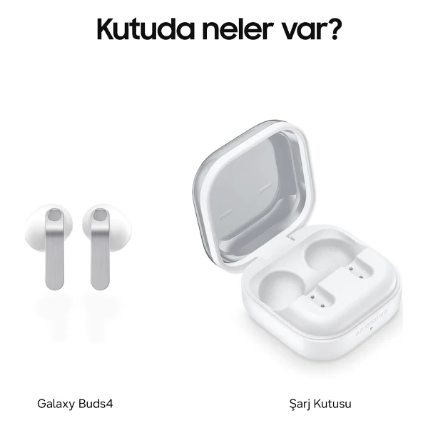 Samsung Galaxy Buds 4 ANC TWS Beyaz Kulak İçi Bluetooth Kulaklık - Görsel 7