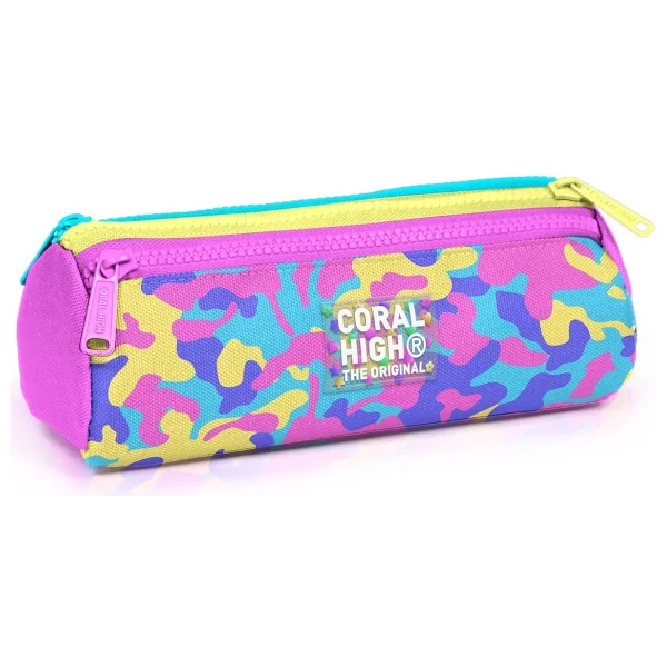Coral High 31001 Kamuflaj Desenli 3 Bölmeli Kalemlik - Görsel 2