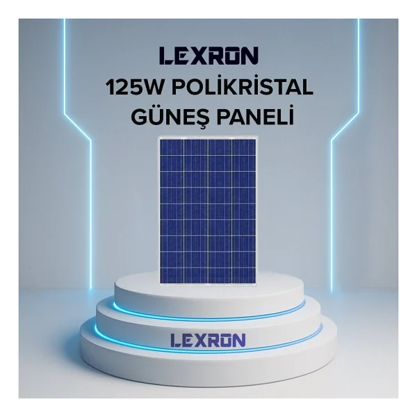 Lexron Lxr-125-P 125 W Polikristal Güneş Paneli - Görsel 3