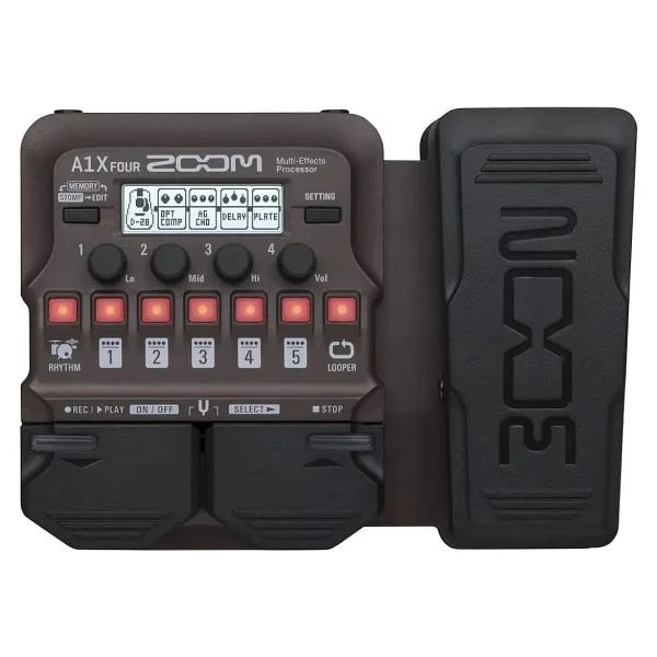 Zoom G1x Four Expression Pedallı Multi Efekt Prosesörü - Görsel 5