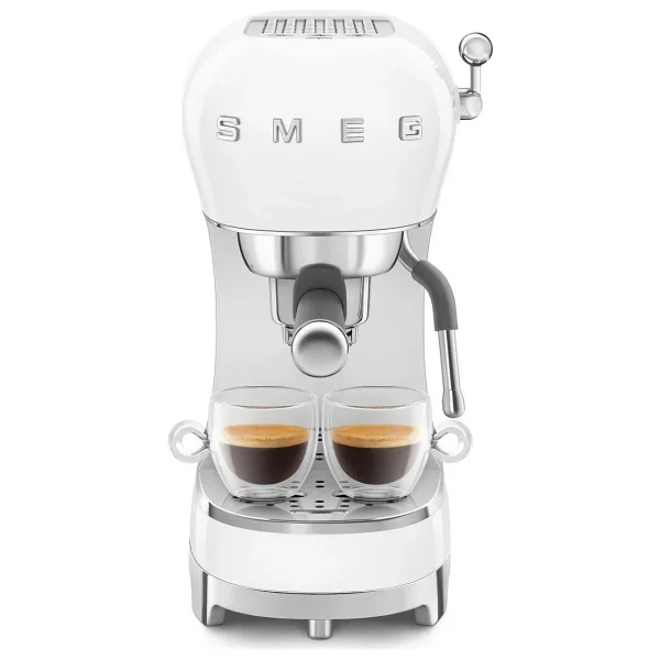 Smeg Ecf02wheu Retro Beyaz Manuel Espresso Makinesi - Görsel 5