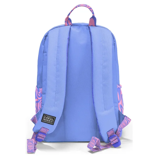 Coral High 33227 Milka Geometrik Desenli 4 Bölmeli Okul Sırt Çantası - Görsel 2
