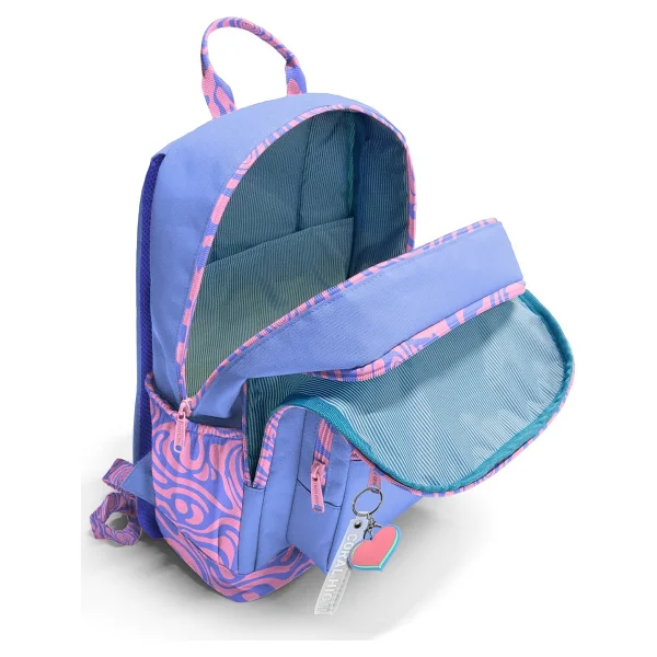 Coral High 33227 Milka Geometrik Desenli 4 Bölmeli Okul Sırt Çantası - Görsel 3