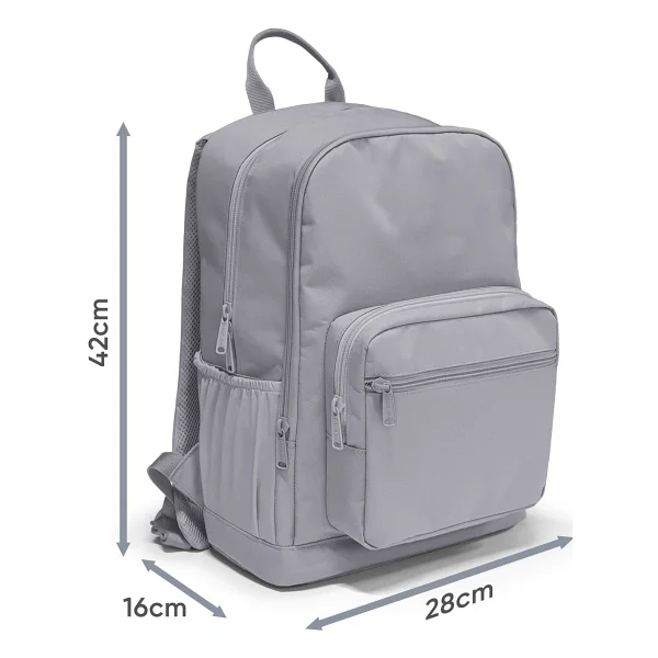 Coral High 33227 Milka Geometrik Desenli 4 Bölmeli Okul Sırt Çantası - Görsel 4