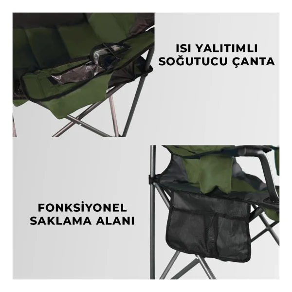 Madfox Echo Yeşil Kamp Sandalyesi - Görsel 2