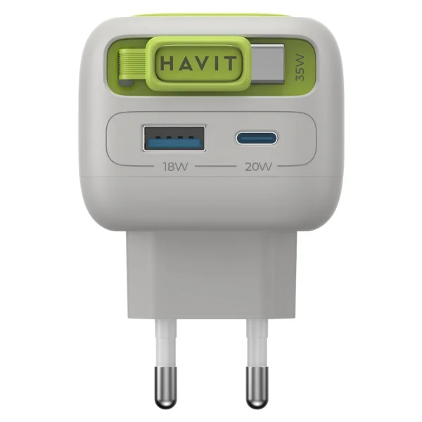 Havit Uc251 35 W Hızlı Şarj Adaptörü - Görsel 6