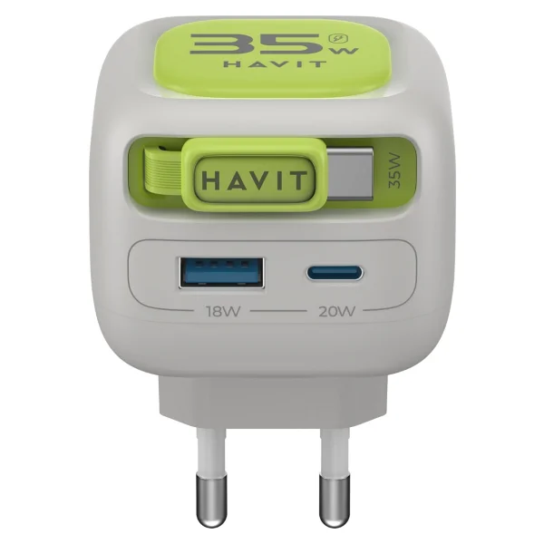 Havit Uc251 35 W Hızlı Şarj Adaptörü - Görsel 2
