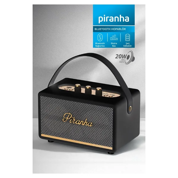 Piranha 7850 Bluetooth Hoparlör - Görsel 2