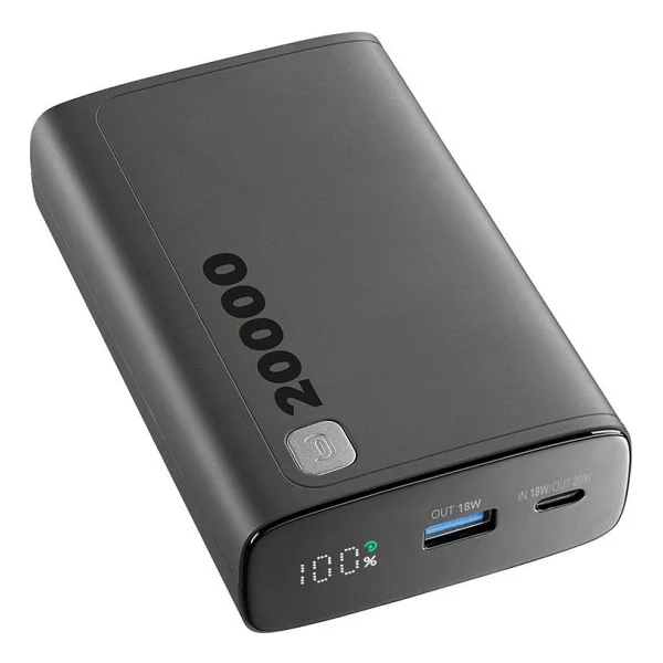 Cellularline Elite Siyah 20000 mAh Hızlı Şarj Powerbank - Görsel 3