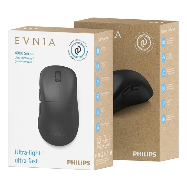 Philips Evnia Spk9418b Siyah Şarjlı Optik Kablosuz Oyuncu Mouse - Görsel 9