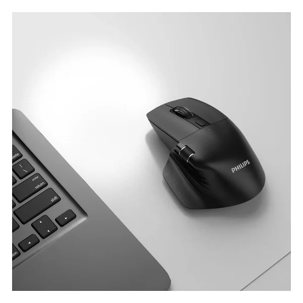 Philips Spk7858 Siyah Şarjlı Sessiz Optik Kablosuz Mouse - Görsel 6
