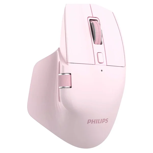 Philips Spk7858 Pembe Şarjlı Sessiz Optik Kablosuz Mouse - Görsel 2