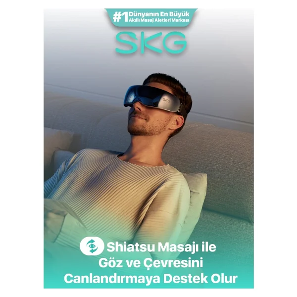 Skg E7 2in1 Titreşimli Göz Masaj Aleti - Görsel 9