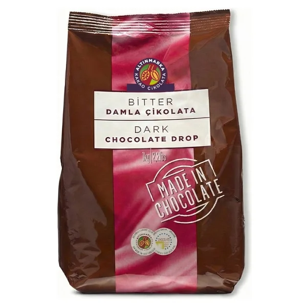 Altınmarka Bitter Damla Çikolata 1 Kg - Görsel 3