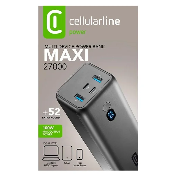 Cellularline 27000 mAh Hızlı Şarj Powerbank - Görsel 5