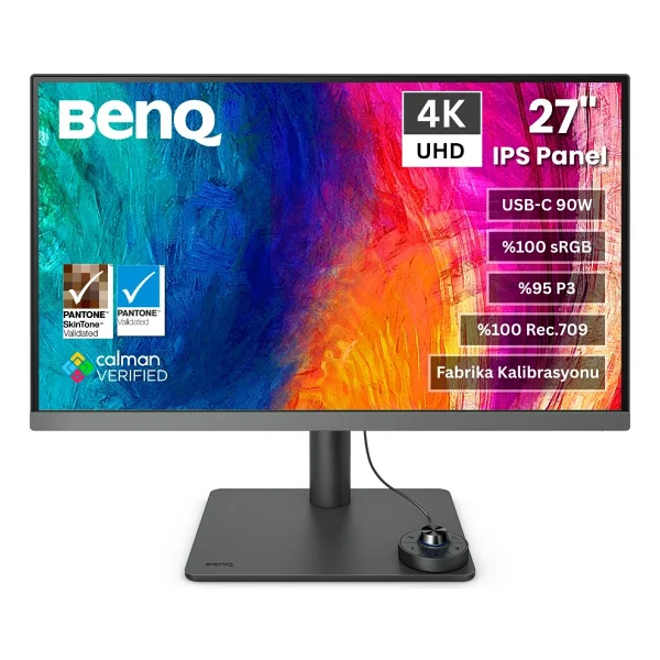 Benq Pd2706u 27" 5 Ms 4K Pivot Ips 60 Hz Monitör - Görsel 4