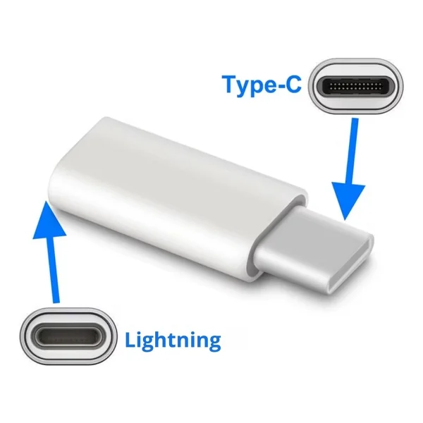 Alfais 6004 Type-C To Lightning Şarj Data Çevirici Dönüştürücü Adaptör - Görsel 2