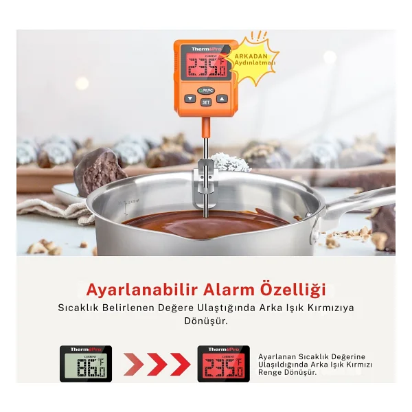 Thermopro Tp511 Uzun Problu Gıda Termometresi - Görsel 2