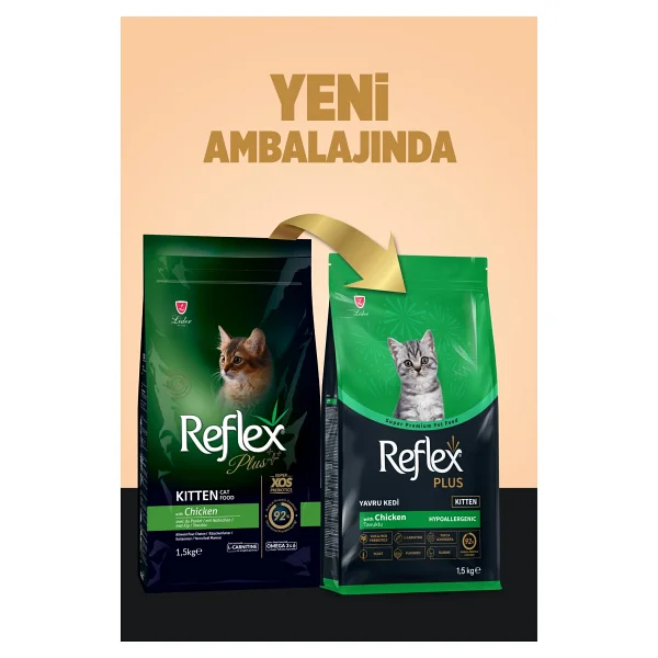 Reflex Plus Kitten Tavuklu 1.5 Kg Yavru Kedi Maması - Görsel 4