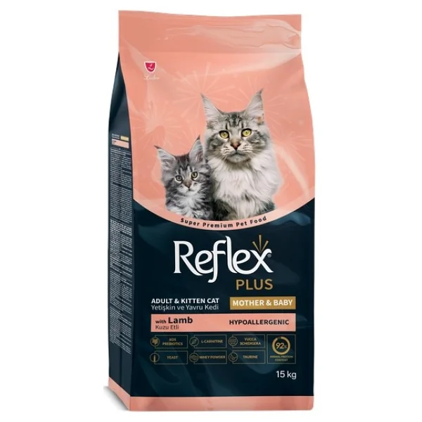 Reflex Plus Mother & Babycat Kuzu Etli 15 Kg Yavru Kedi Maması - Görsel 10