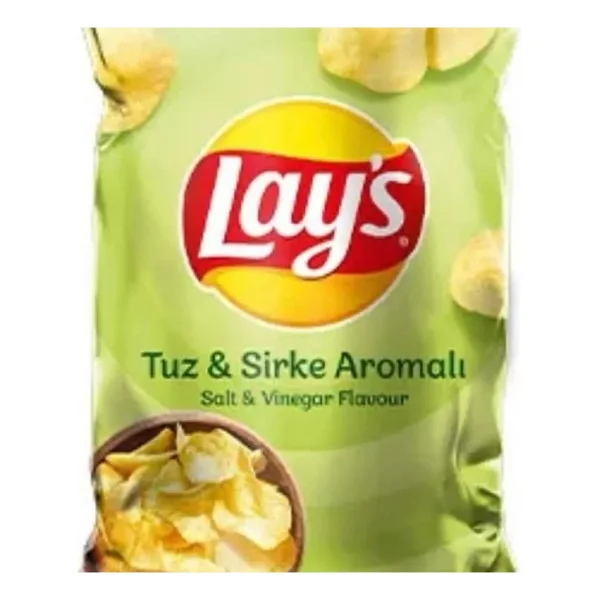 Lay's Lay's Tuz & Sirke Cipsi 95gr X 6 Adet - Görsel 3