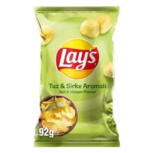 Lay's Lay's Tuz & Sirke Cipsi 95gr X 6 Adet - Görsel 5