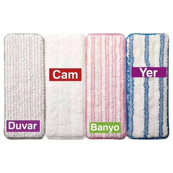Vip Ahmet Vipset Premium 4'lü Tablet Mop Yedek Bezi - Görsel 2