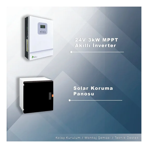 Matech 6 Kw Solar Paket Sistem (6000w/Gün) - Görsel 3