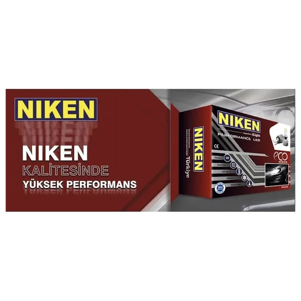 Niken Eco Serisi 12.000 Lümen /H7 / H4 / H11 / H1 / H10 / 9005 / 9006 LED Xenon Far Ampulu - Görsel 2