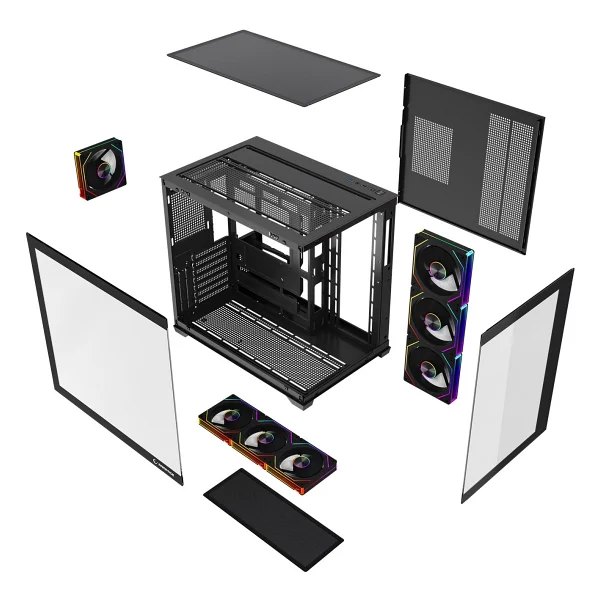 Rampage Ares V2 Argb Fanlı Atx Oyuncu Kasası - Görsel 3