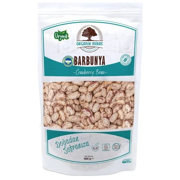 Organik Miras Barbunya 1 Kg - Görsel 3