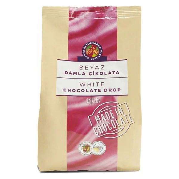 Altınmarka Alt182 Beyaz Damla Çikolata 1kg - Görsel 5