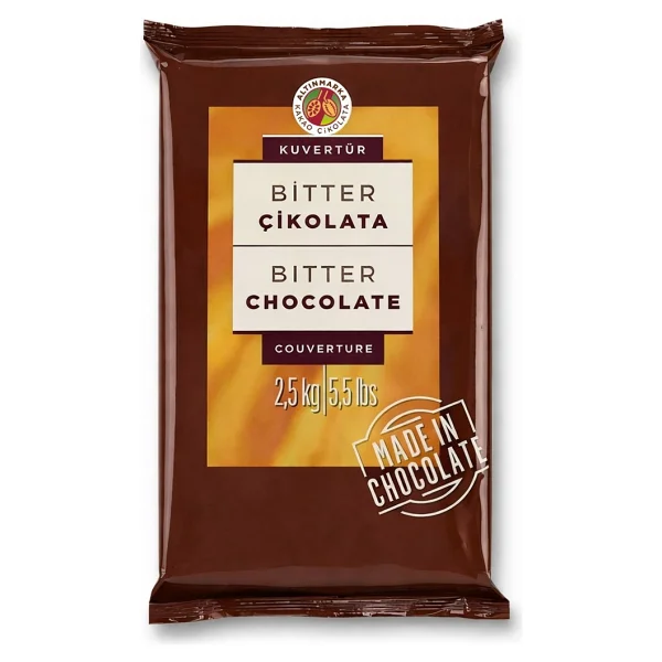Altınmarka Alt150 Bitter Kuvertür Çikolata 2.5 Kg - Görsel 3