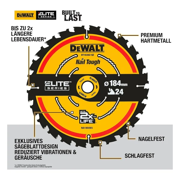 Dewalt DT10302 Elmas Testere, Sarı / Siyah, 1 Adet - Görsel 3