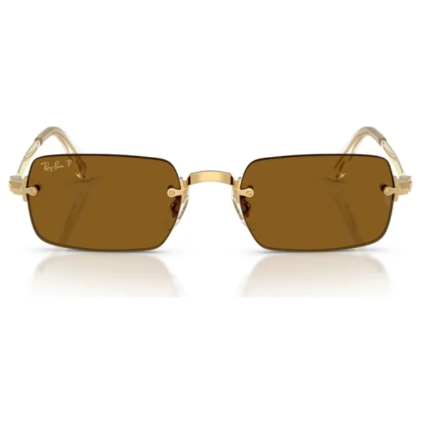 Ray-Ban By Asap Rocky 3928 001/83 Gold-Dark Brown Polarize Güneş Gözlüğü - Görsel 5