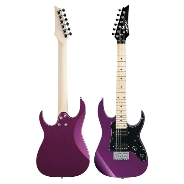 Maxword DE-150PU-ST Maple Klavye HH Manyetik Yüksek Kaliteli Elektro Gitar Seti - Görsel 6