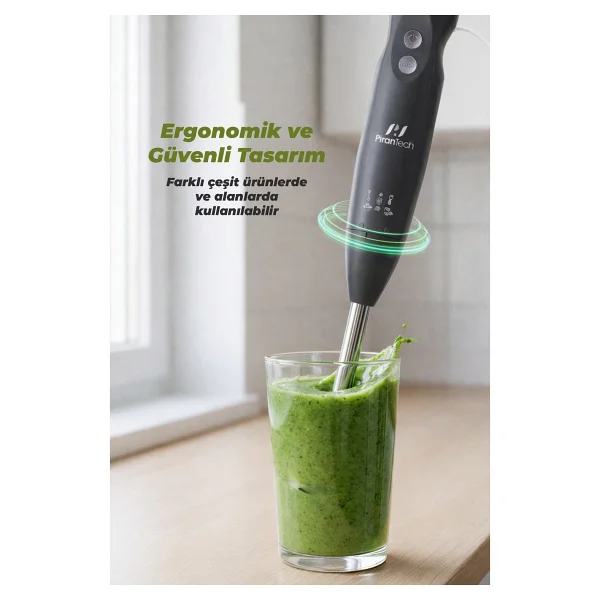 Pirantech Yh-83 1700 W El Blenderi - Görsel 10