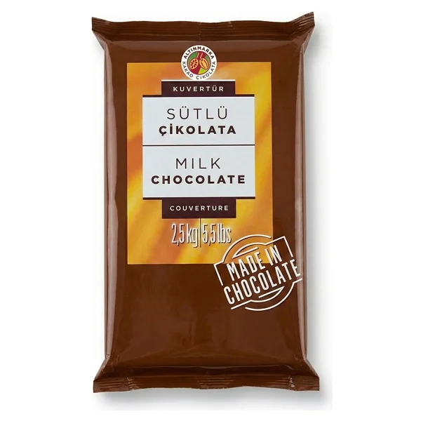 Altınmarka Sütlü Kuvertür Çikolata 2.5 Kg - Görsel 4