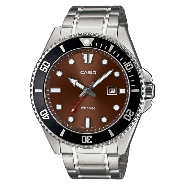 Casio Standart Mdv-107d-1a3vdf Mavi-Kırmızı Erkek Kol Saati - Görsel 5